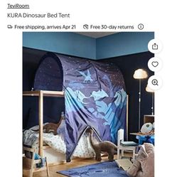 IKEA Loft bed / Bunk bed With Canopy Tent