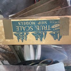 Vintage True Scale Ship Models 