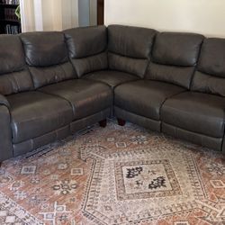 Leather Sectional