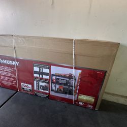 Unopened 3-Shelf Metal Industrial Duty Freestanding Garage Storage Shelving Unit in Black (65 in. W x 54 in. H x 24 in. D)