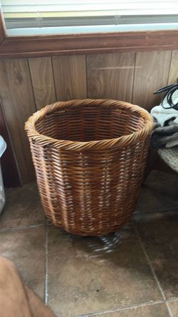 Large wicker trunk: $115