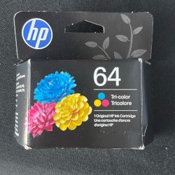 HP 64 Tri Color Cartridge Ink  