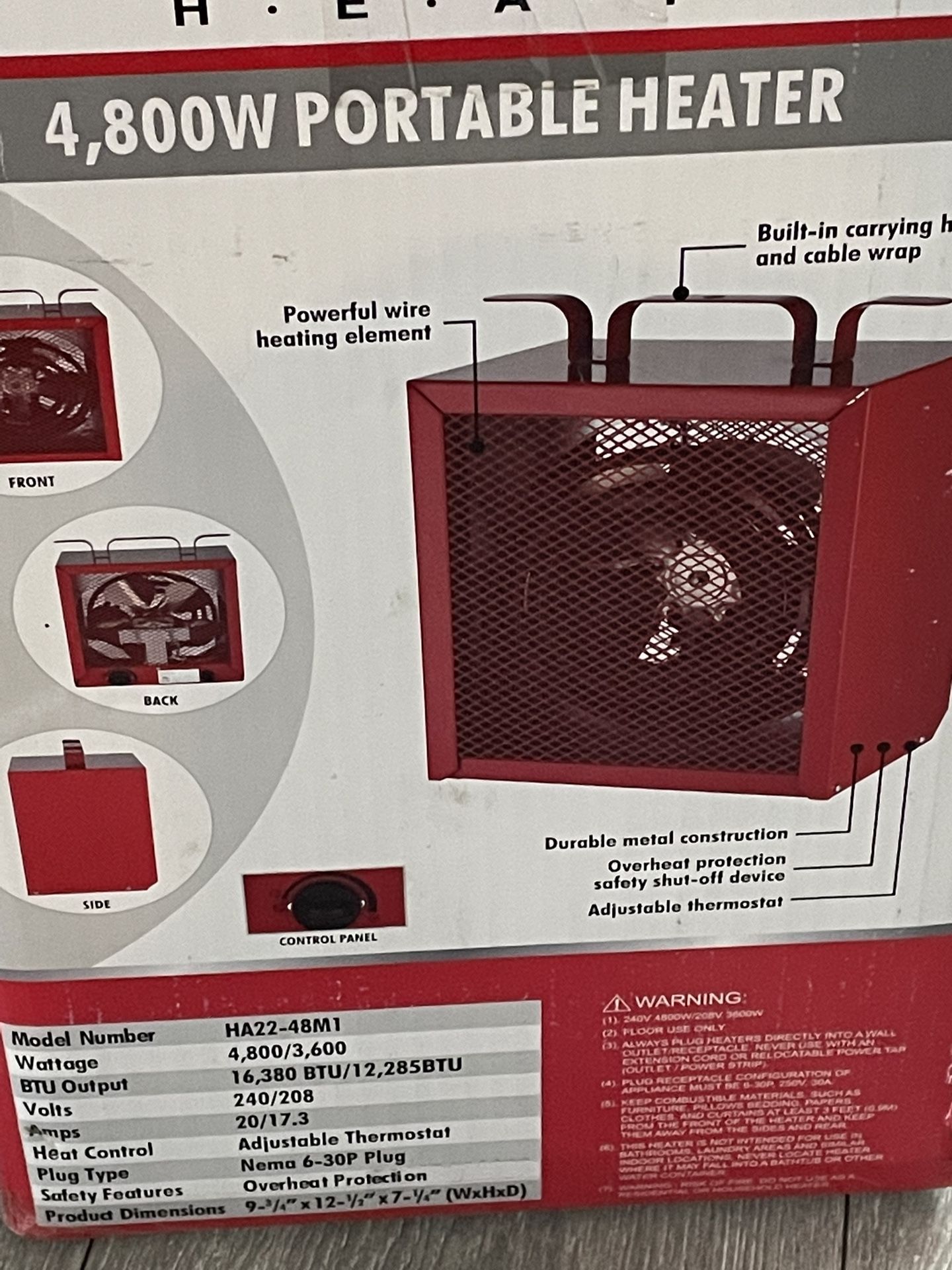 240v Garage Heater Brand New Never Been Use $45 Pick Up In Glendale Hts
