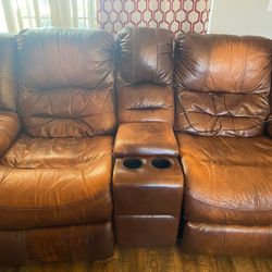 Real Leather Couches 