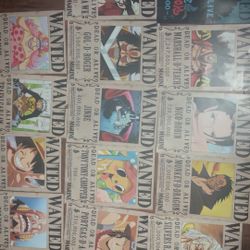 ONE PIECE WANTED POSTERS