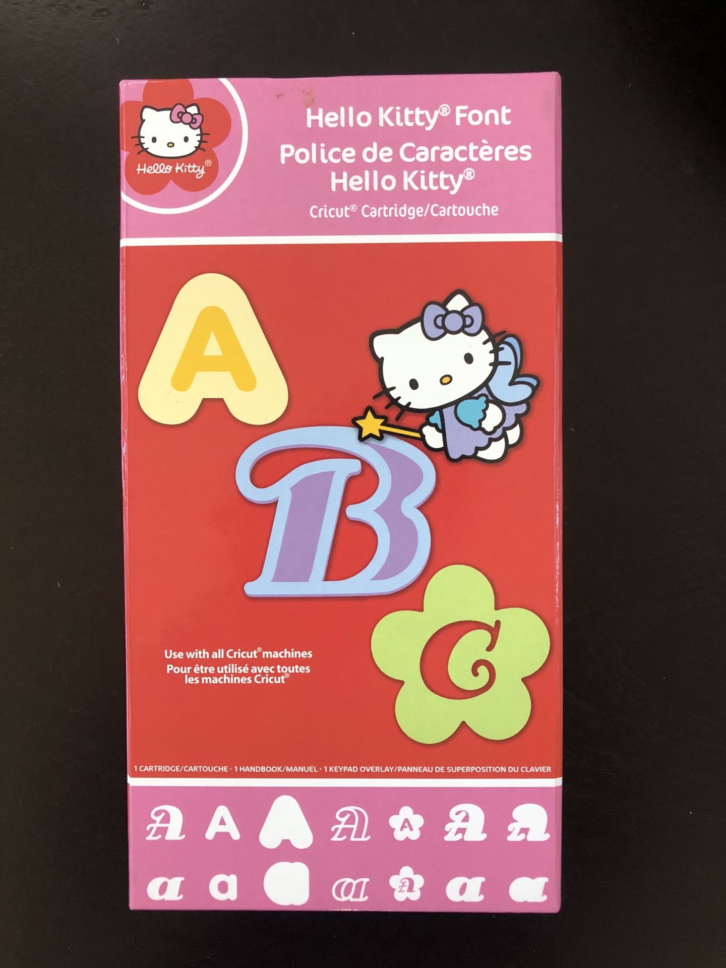 Cricut Cartridge - Hello Kitty Font RARE