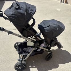 Even Flo Double Seater Stroller 