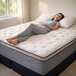 ✨ Brand New Queen Size Mattress 14” Pillow Top – Premium Quality at the Best Price | All Sizes in Stock & Same-Day Delivery Available 🚚