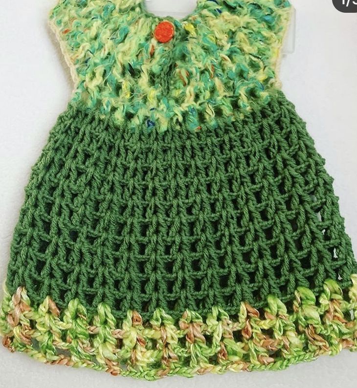 Baby Girl 👧 Crochet 🧶 Dress