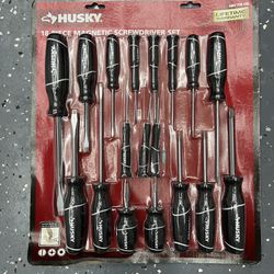 Husky 18 Piece Magnetic Screwdriver Set