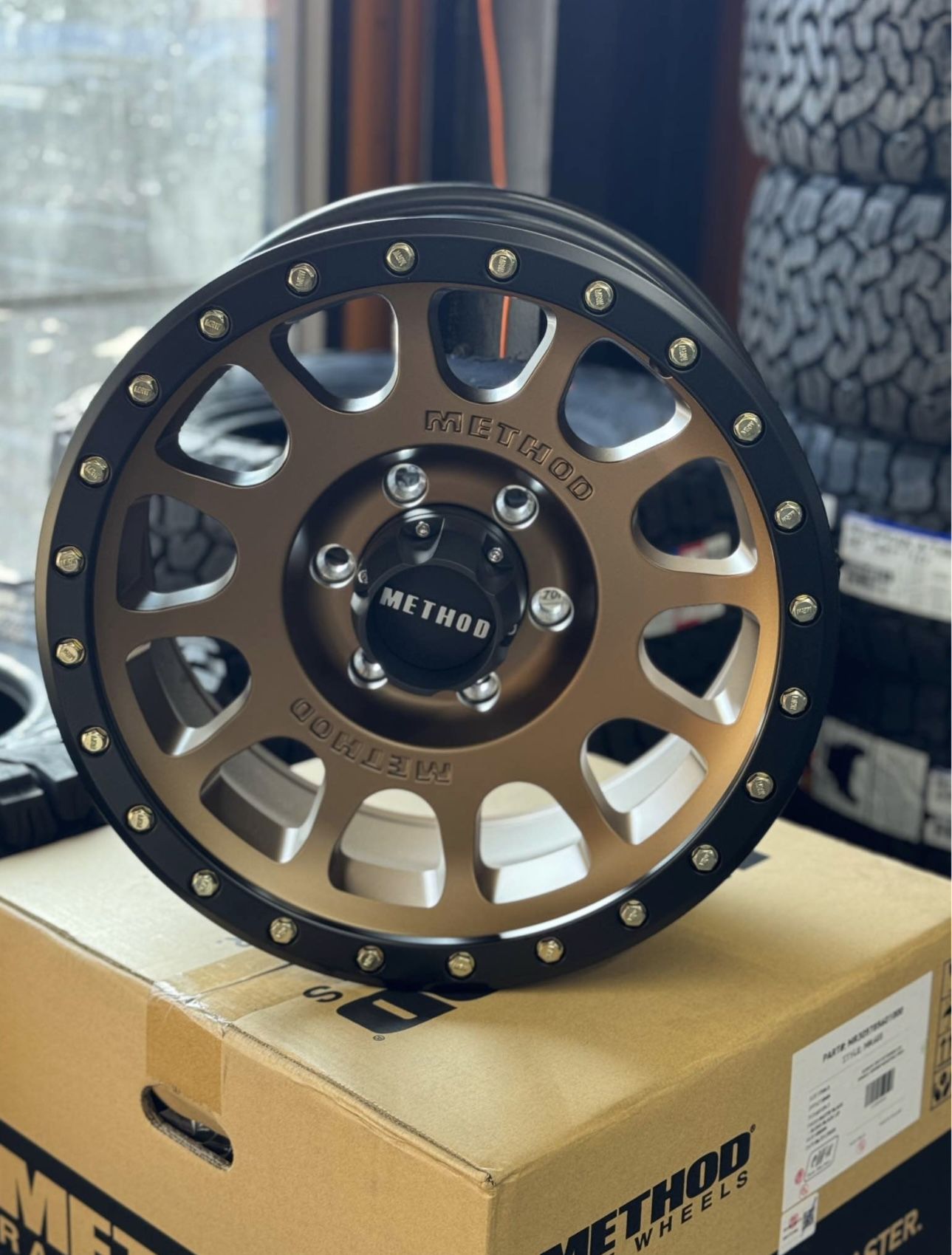 Method MR305 Bronze 17x8.5 6x135 6x139.7 +0 Wheels Tires F150 Silverado Sierra Tacoma Tundra Rims Ti