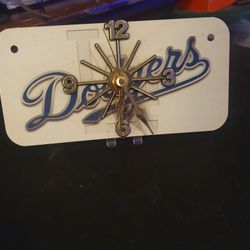 Dodgers Desk Clock