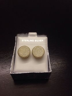 Gold Plated Sterling Silver Screw Backs Ear RinEars For 250