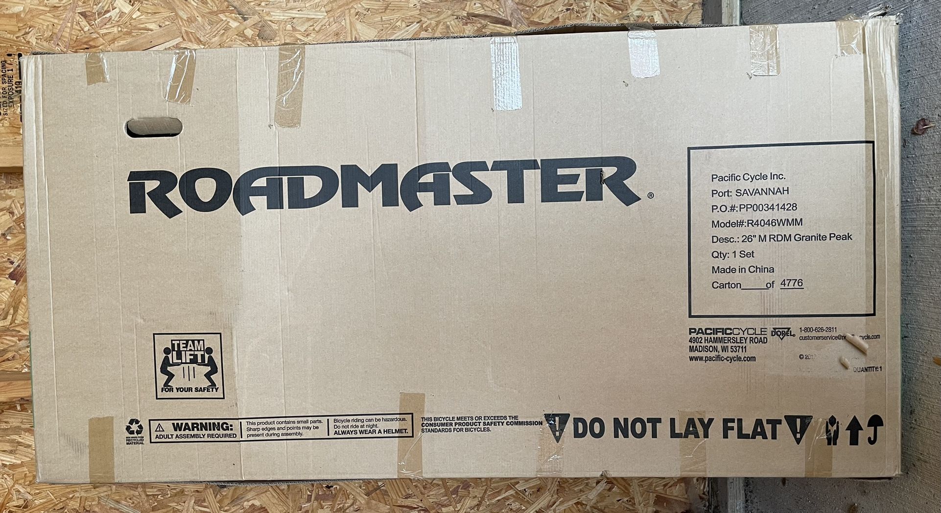 ROADMASTER Bike- 26” M RDM Granite Peak