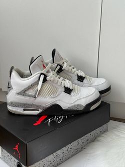 Nike Air Jordan 4 Retro OG White Cement 2016 Size 10  With Box