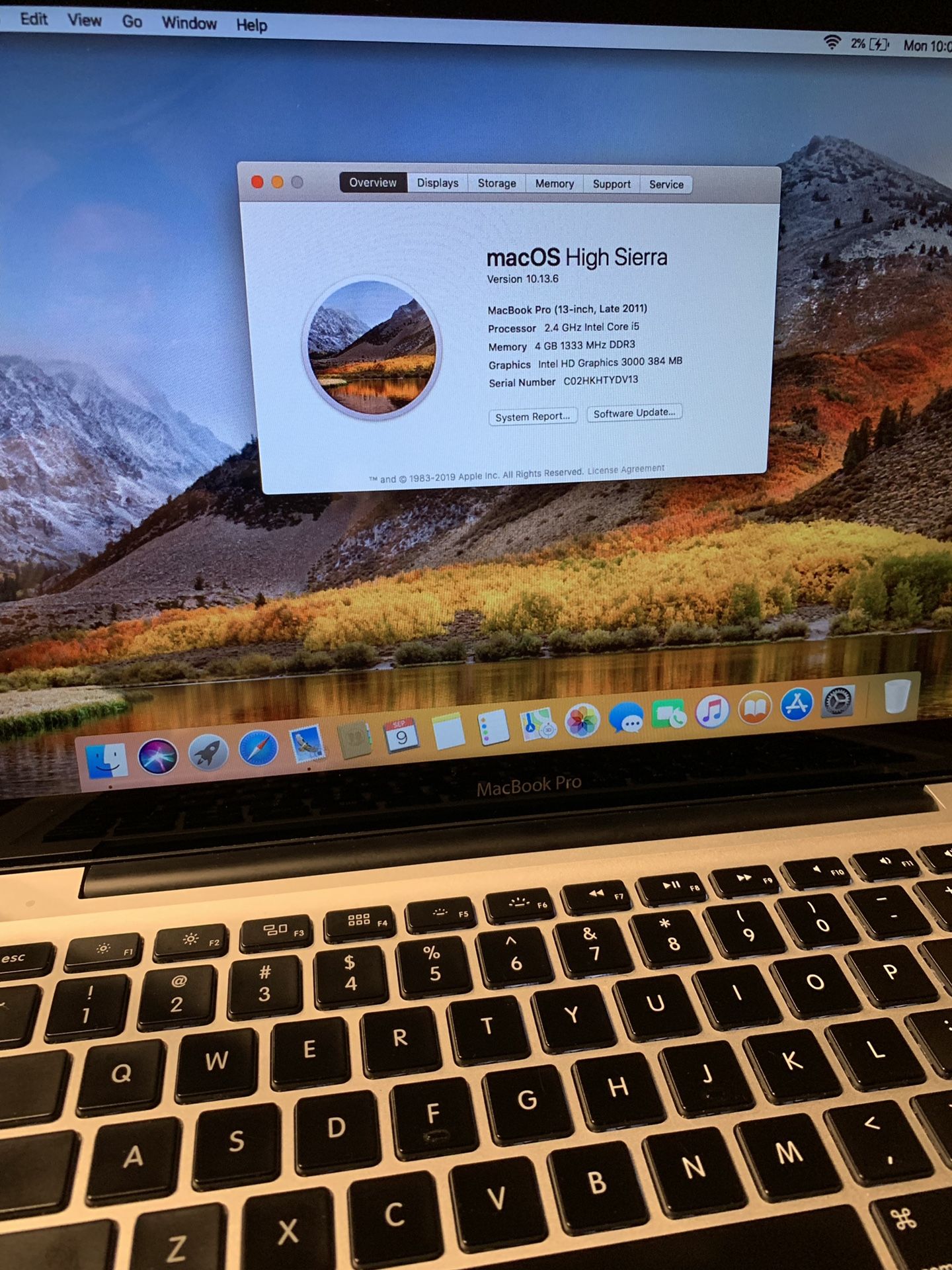 MacBook Pro 2.4Ghz Intel Core i5