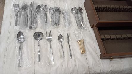 Japan Northland Stainless Flatware Danish Fling 72 Pc