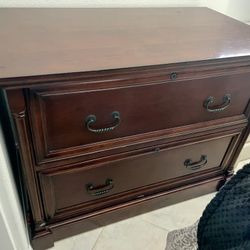 Heavy Wood 2 Drawer Dresser