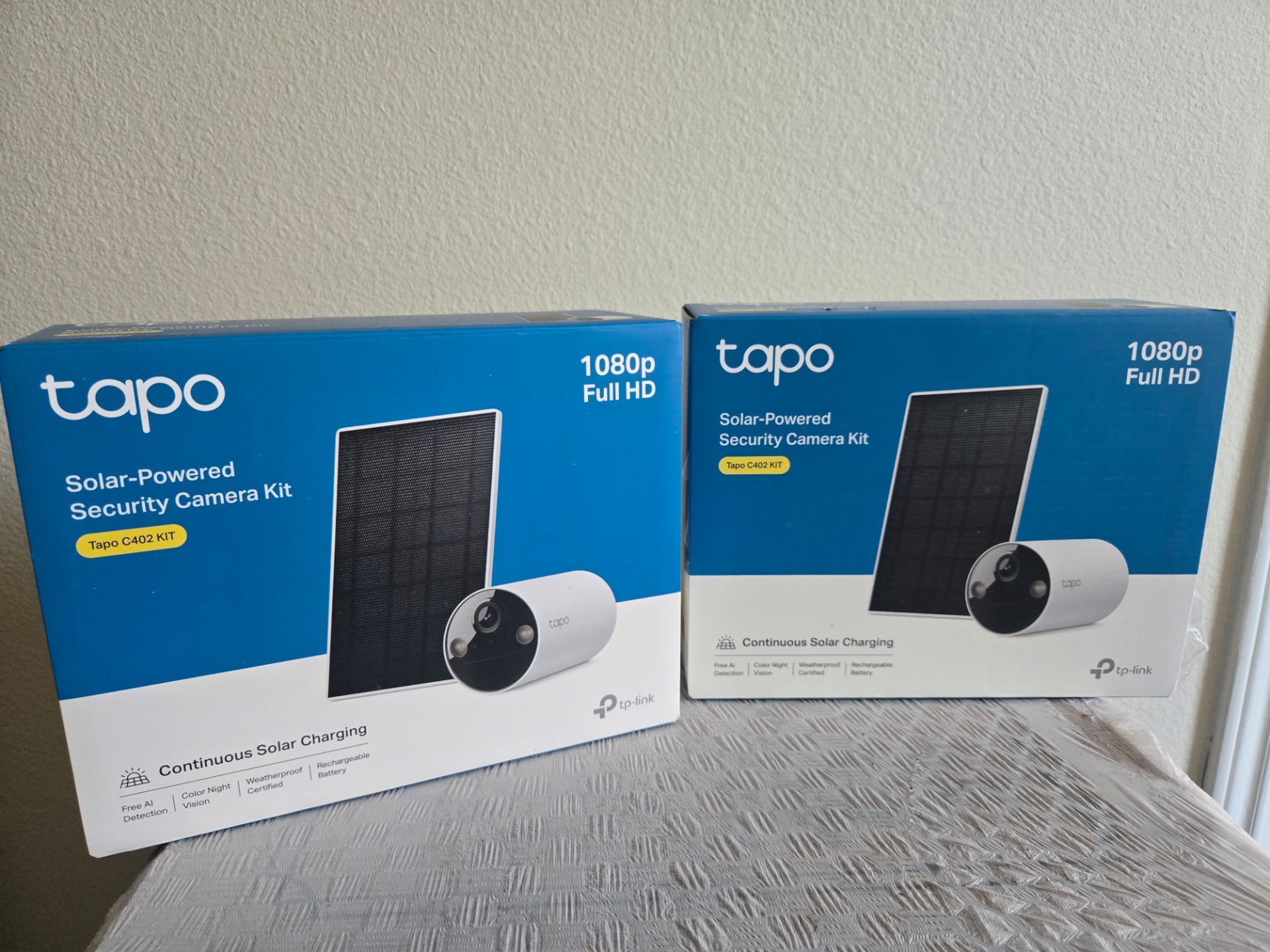 Tapo solar powered security camera kit
