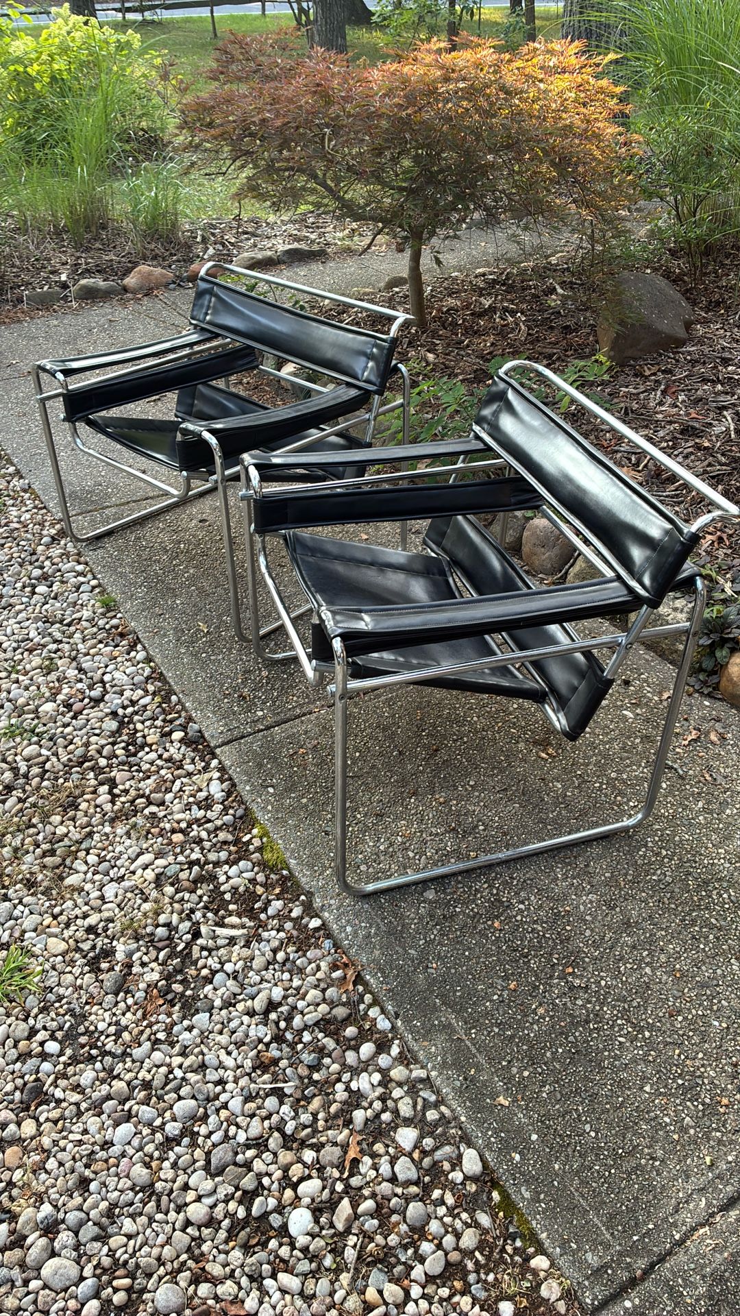 Chair Wassily Chair Pair Of Marcel Breuer Chairs