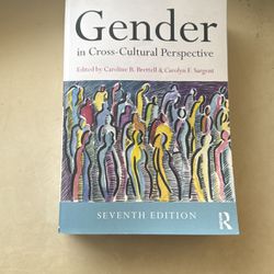 Gender In Cross-cultural Perspective Textbook 