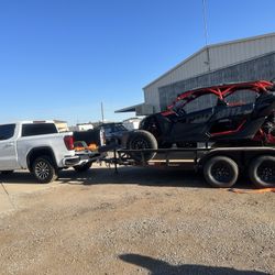 2018 Canam X3 And Trailer Combo