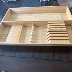 Bamboo Kitchen Drawer Knife Block Insert - IKEA VARIERA