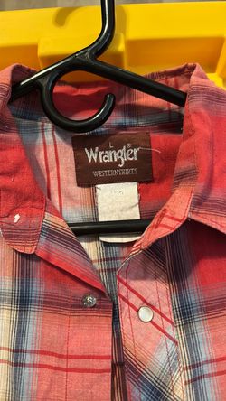 Wrangler Western Shirt Large Plaid