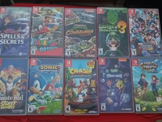 Nintendo Switch Games Lot of 10