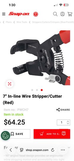 Snapon wire strippers