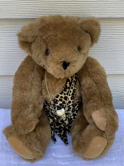 Vermont Handmade Wild 4 You Authentic Jointed Teddy Bear 16"