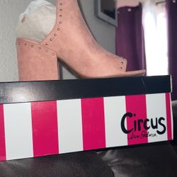 Circus By Sam Elderman Kitty Soft Pink Heels 