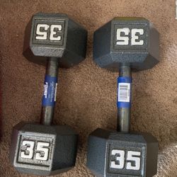 Dumbbells 35lbs