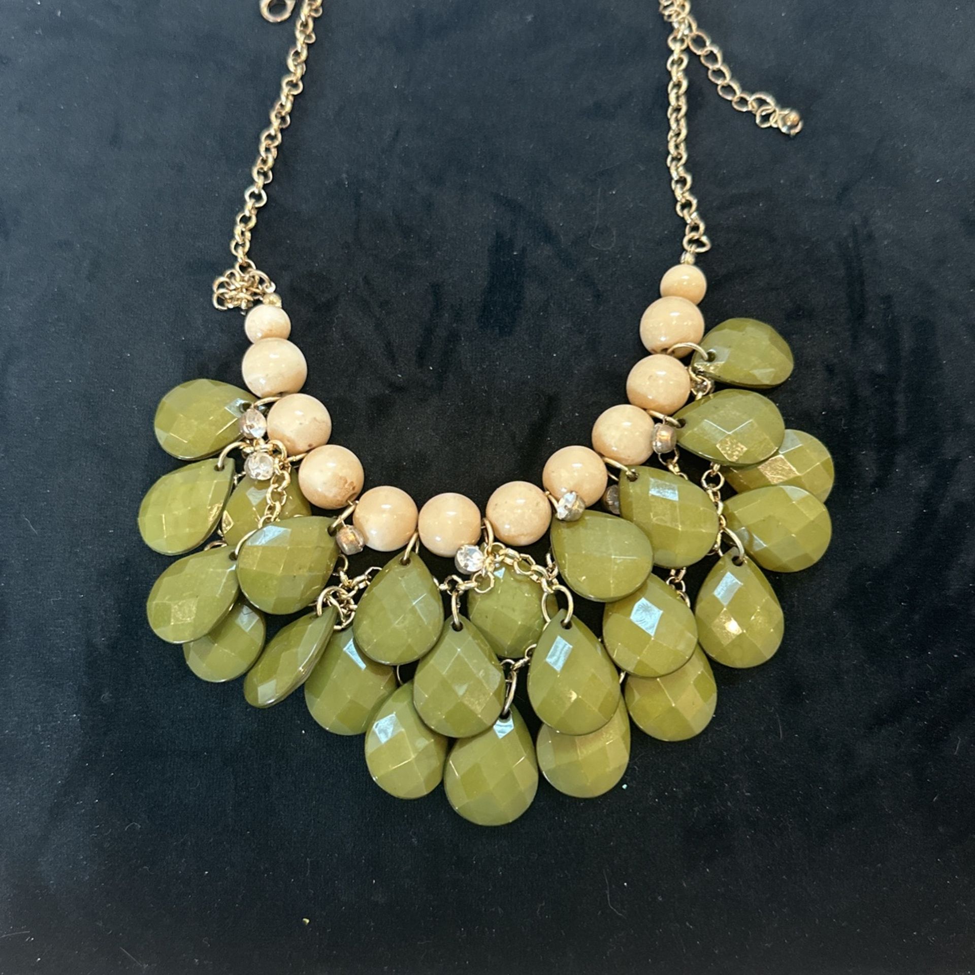 Olive Green Necklace