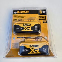 Dewalt 20v Batteries 5.0 XR Brand New