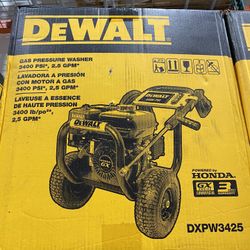 New Dewalt Dxpw3425 Power Washer Pressure Cleaner Honda Engine 