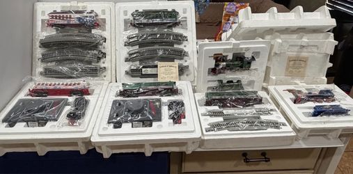Hawthorne Village Civil War Spirit of America Locomotive & Tender Train - OPEN BOXES