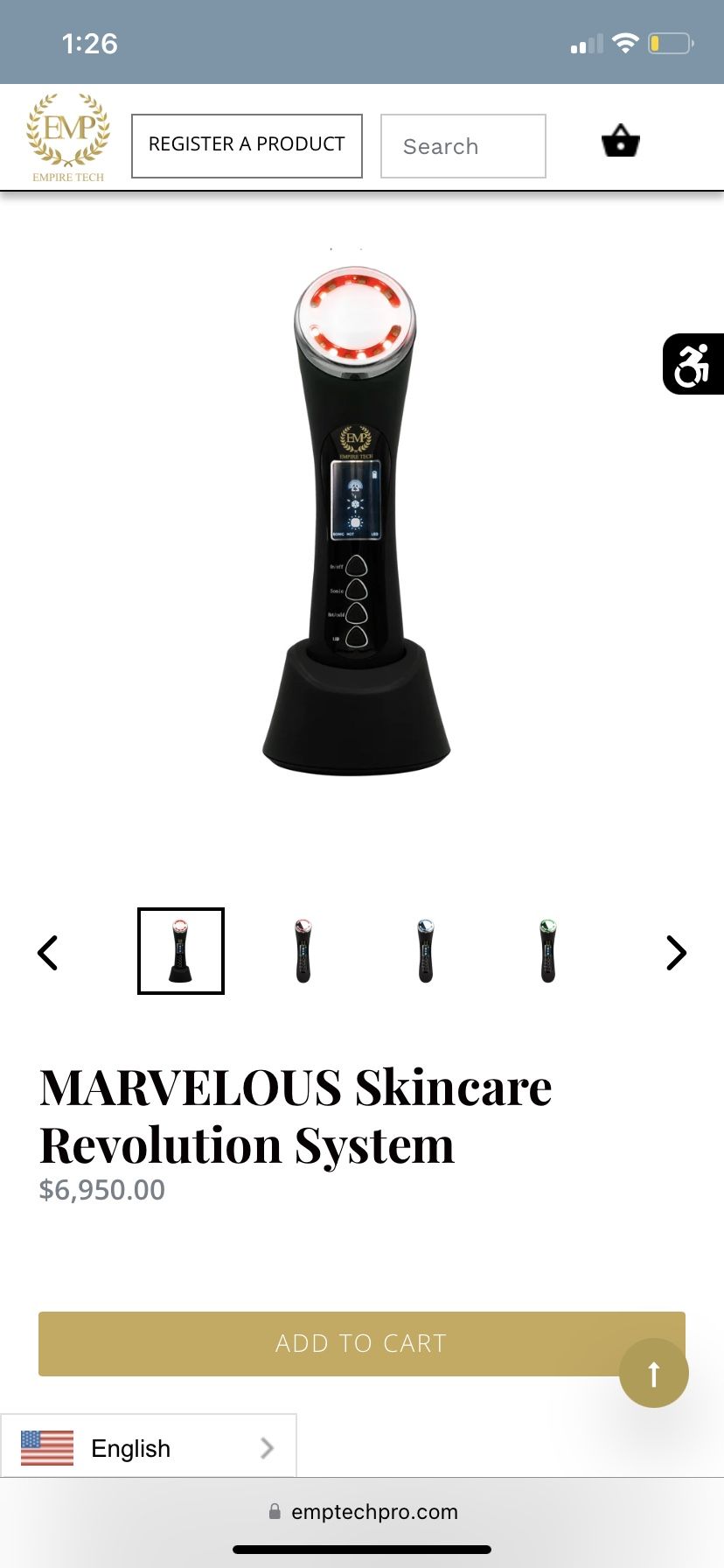 Empire Tech 24K Marvelous Skincare Revolution System