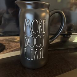 Rae Dunn Halloween pitcher