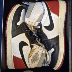 Jordan 1 Union Black Toe Size 7.5