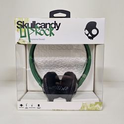 Lot of 10 Brand New Skullcandy Supreme Sound Uprock  Headphones in Green Rasta