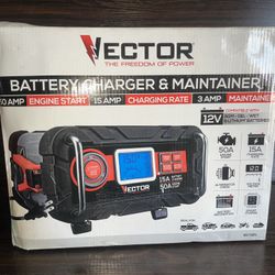  Vector BC15BV 40 Amp High Frequency Battery Charger with Engine Start and Patented Alternator Check