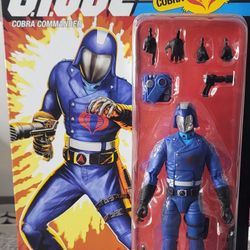 G.I. Joe Classified Series Retro Cardback Cobra Commander, Collectible 6 Inch Action Figure with 8 Accessories