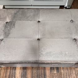 FREE: Bonded Leather Storage Ottoman 