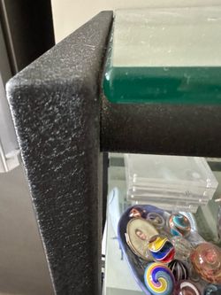 Glass End Table