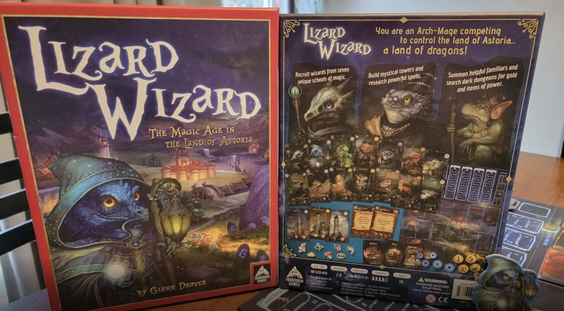 Lizard Wizard Board Game