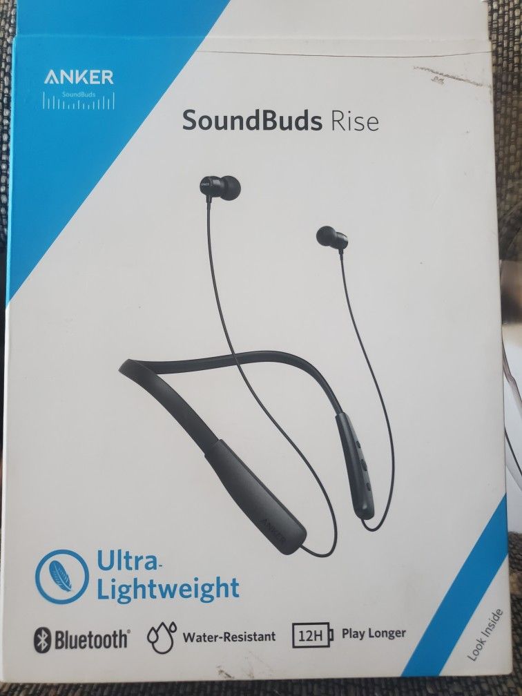 SoundBuds Rise Wireless In-Ear Headphones
Wireless Lightweight Neckband Headset, IPX5 Water Resistant Sport Earbuds with CVC 6.0 Noise Cancelling