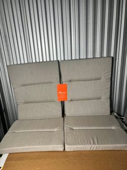 NEW Sunbrella Adirondack Chair Cushions 2-Pack - Gray