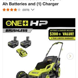 Lawn Mower Ryobi  One+HP 18v Brushless