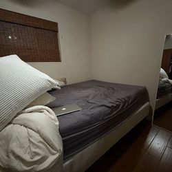 QUEEN box spring & universal bed frame